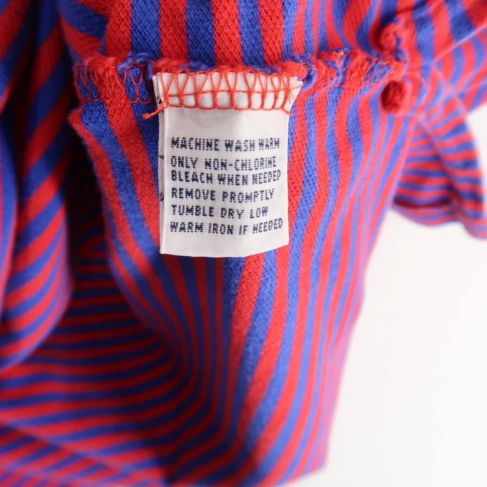 Vintage Polo Ralph Lauren Polo Shirt Men XLT  Striped Short Sleeve‎ Pique Y2K